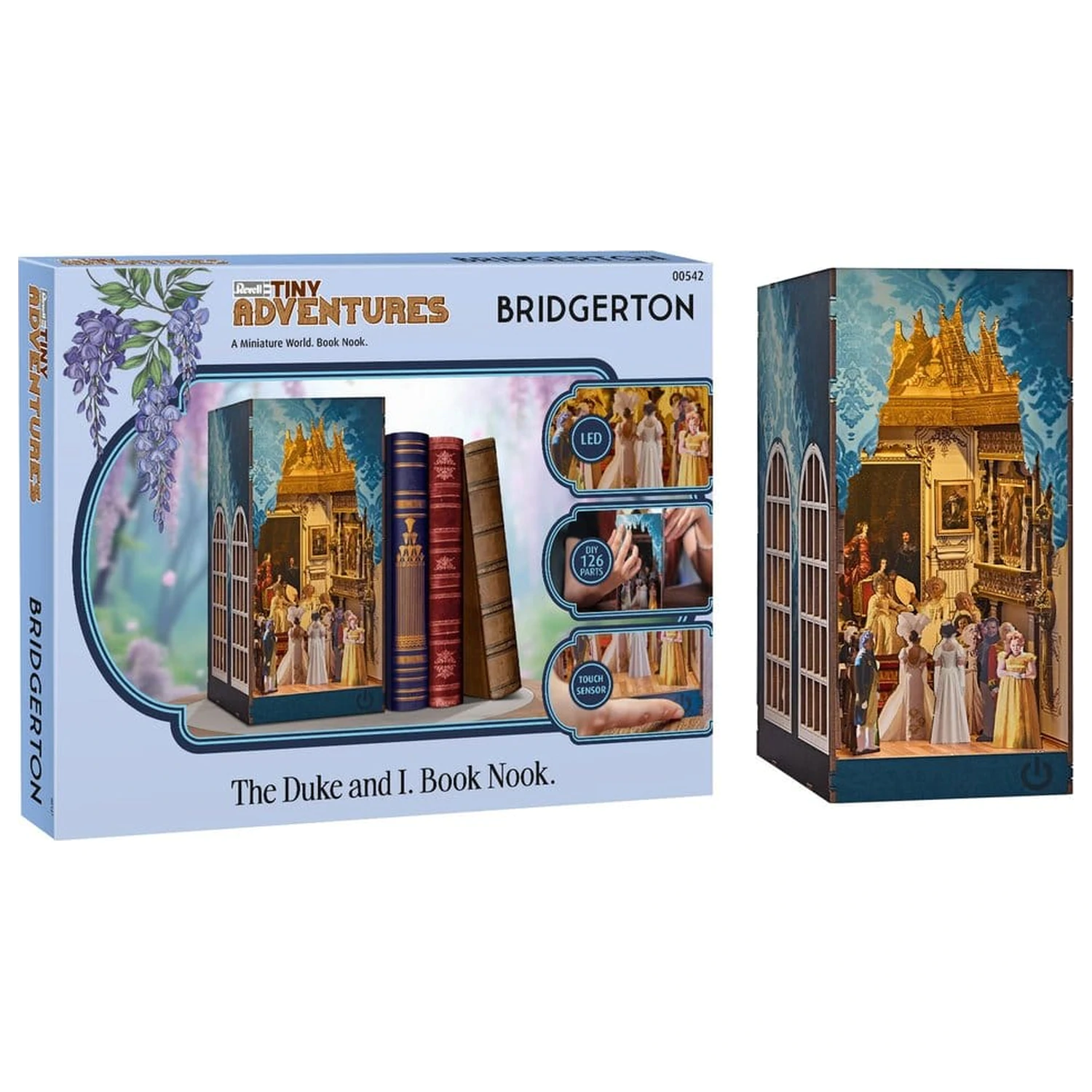 Bridgerton Tiny Adventures Book Nook Mini Diorama The Duke and I 18 cm product photo