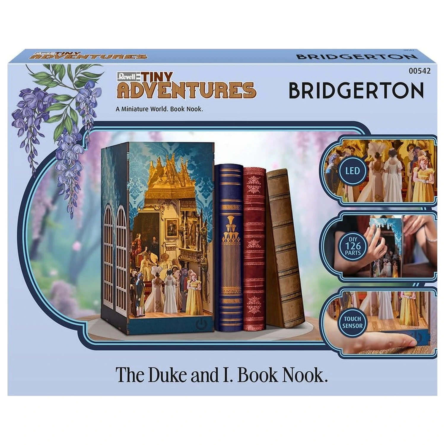 Bridgerton Tiny Adventures Book Nook Mini Diorama The Duke and I 18 cm product photo