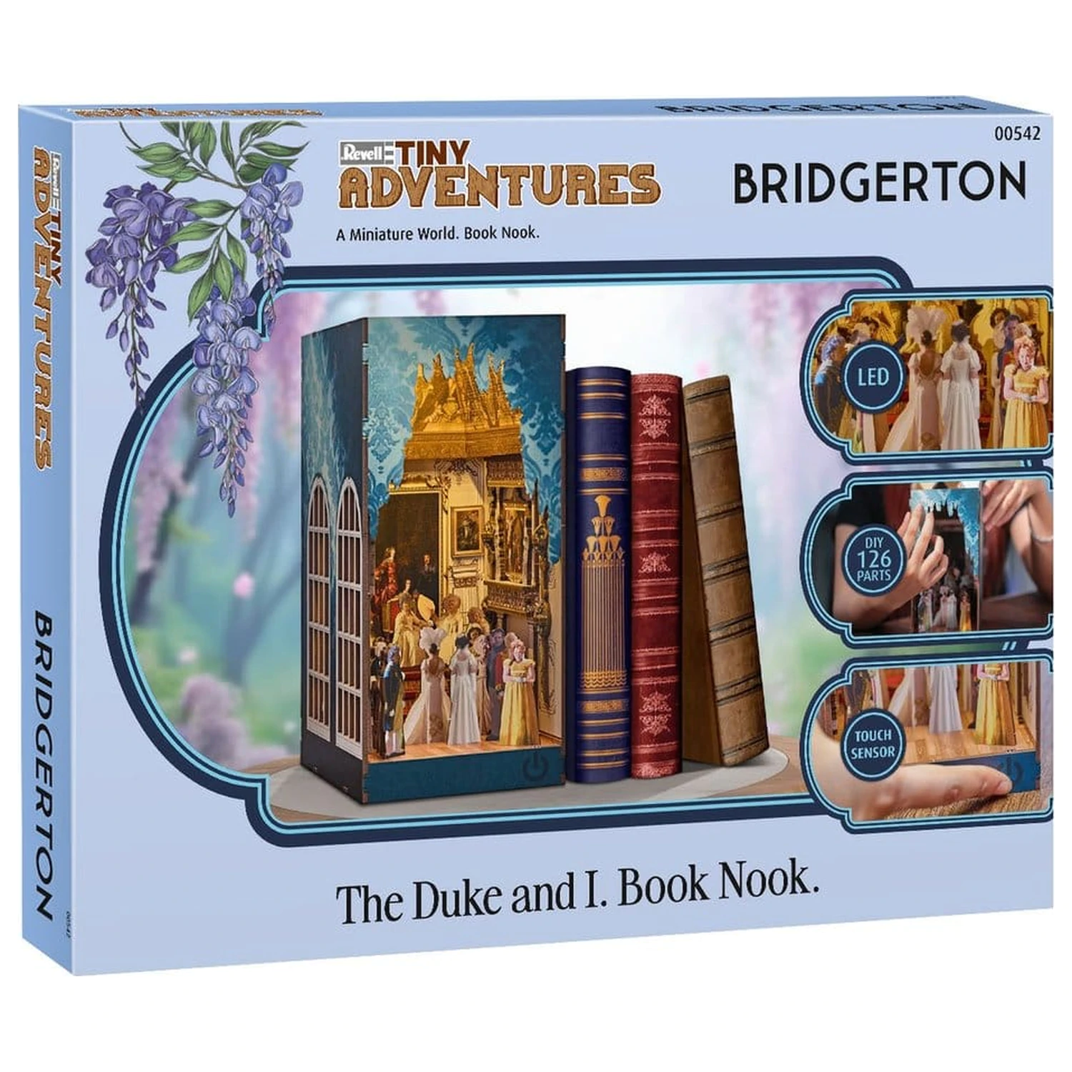 Bridgerton Tiny Adventures Book Nook Mini Diorama The Duke and I 18 cm product photo