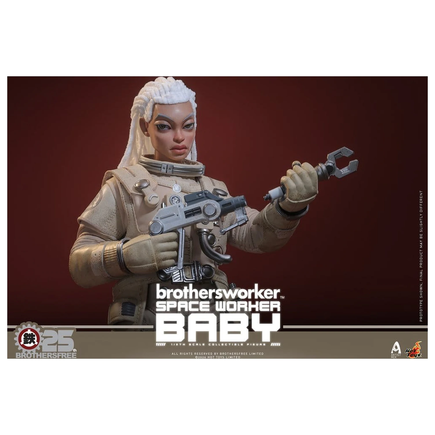 Brothersfree 1/6 Action Figure Space Worker Baby (Brothersfree 25th Version) 28 cm  product photo