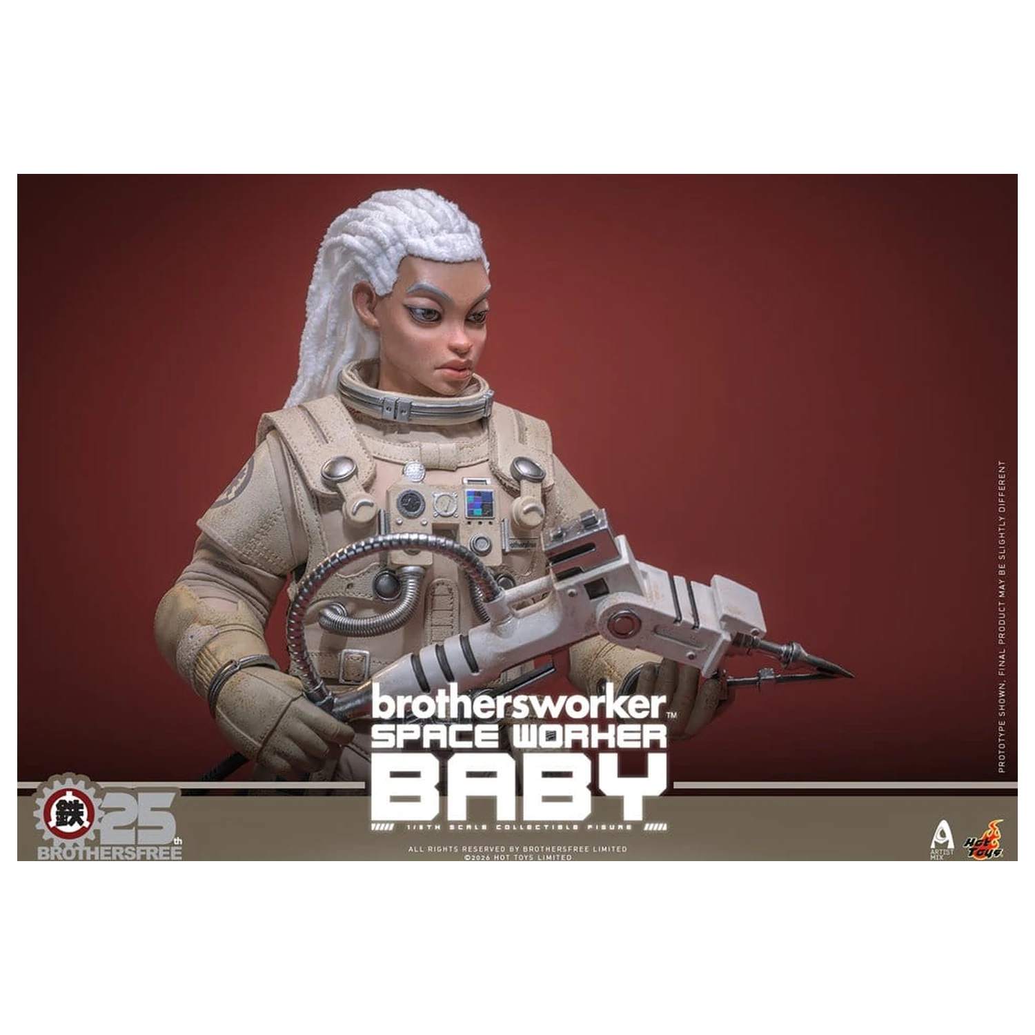 Brothersfree 1/6 Action Figure Space Worker Baby (Brothersfree 25th Version) 28 cm  product photo
