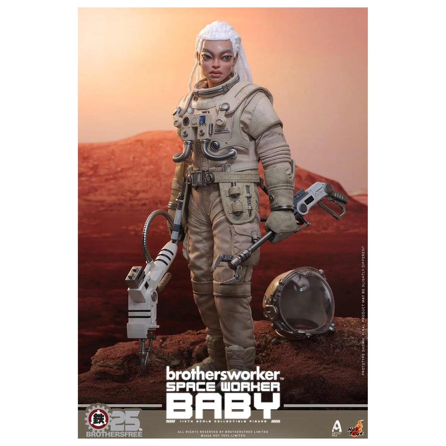 Brothersfree 1/6 Action Figure Space Worker Baby (Brothersfree 25th Version) 28 cm  product photo