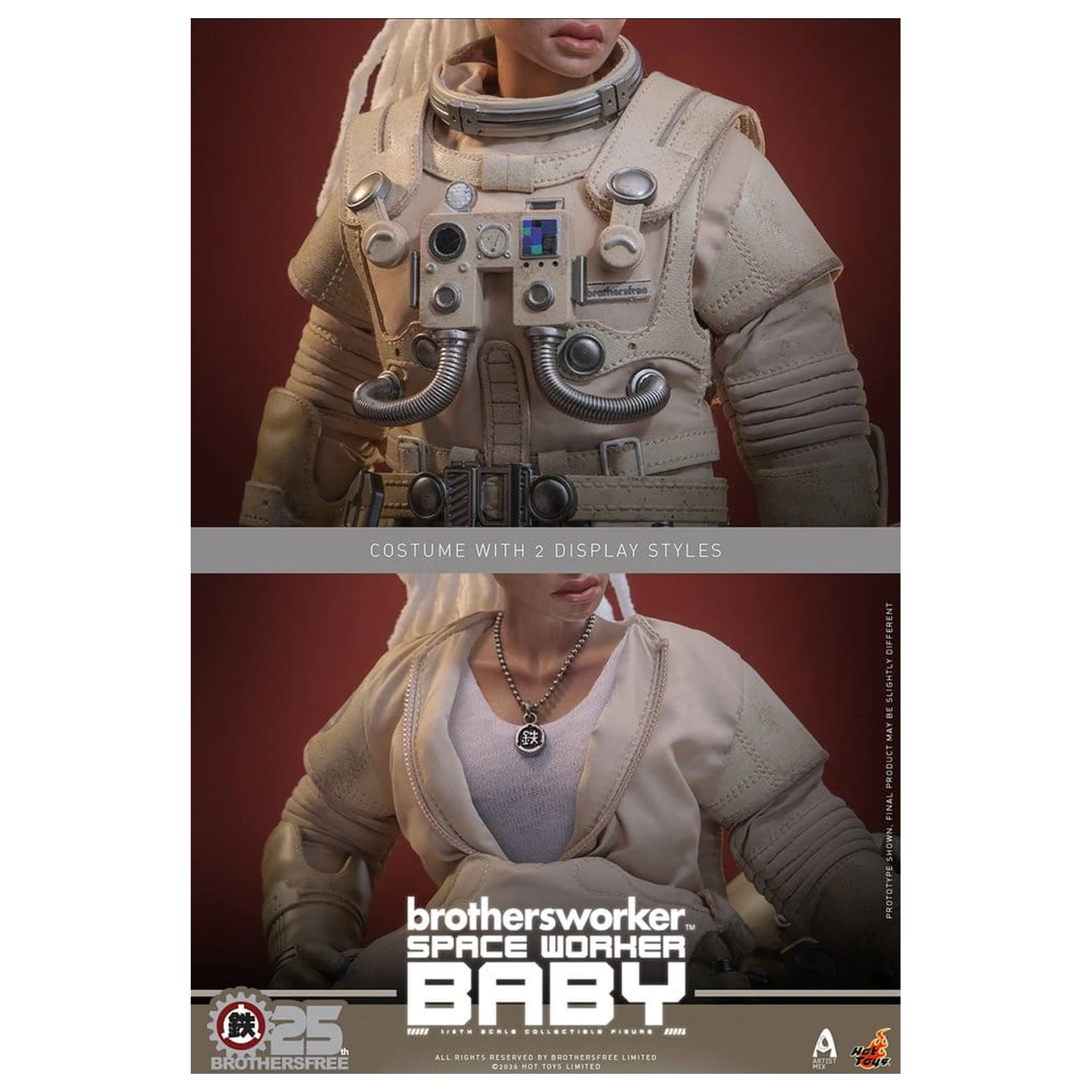 Brothersfree 1/6 Action Figure Space Worker Baby (Brothersfree 25th Version) 28 cm  product photo