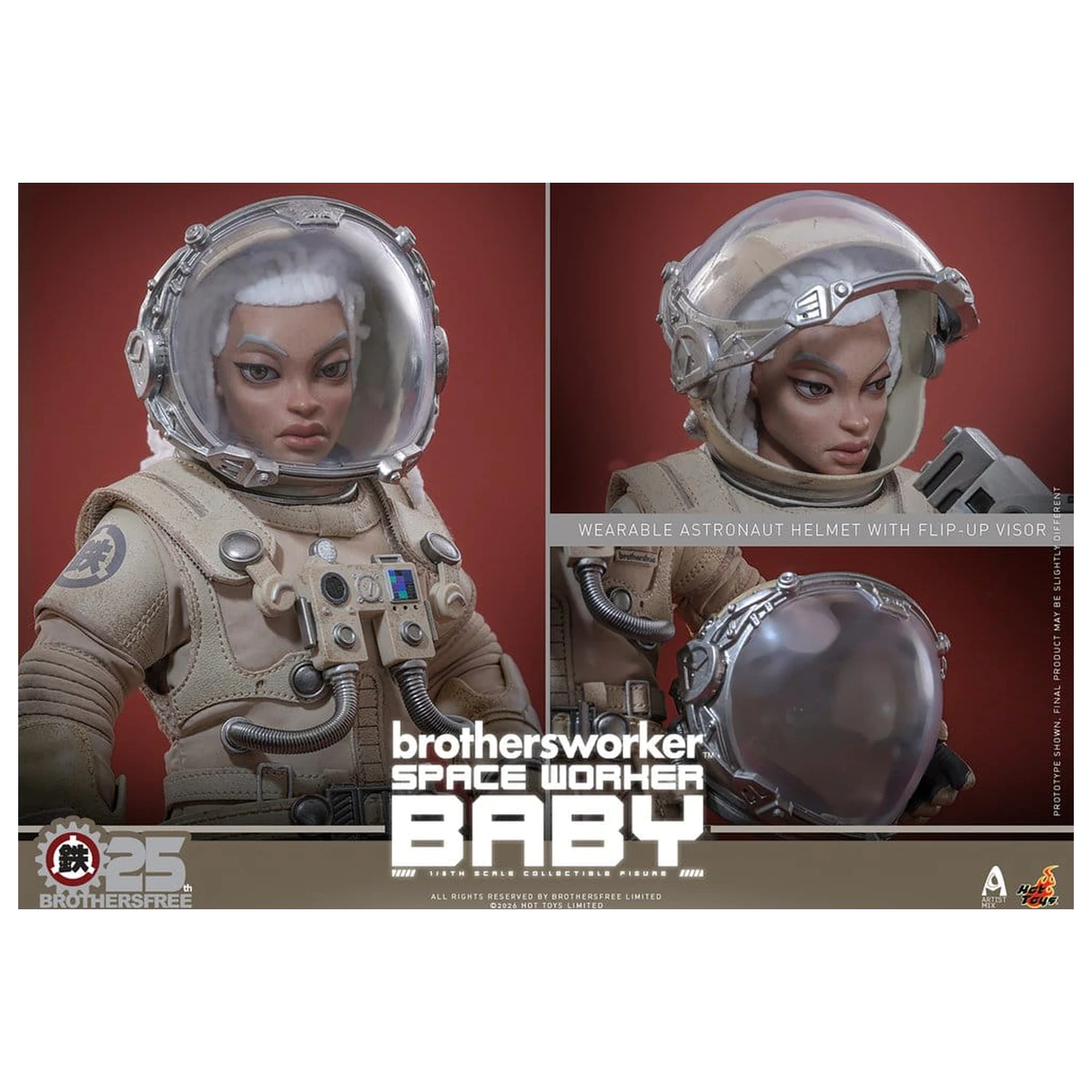 Brothersfree 1/6 Action Figure Space Worker Baby (Brothersfree 25th Version) 28 cm  product photo