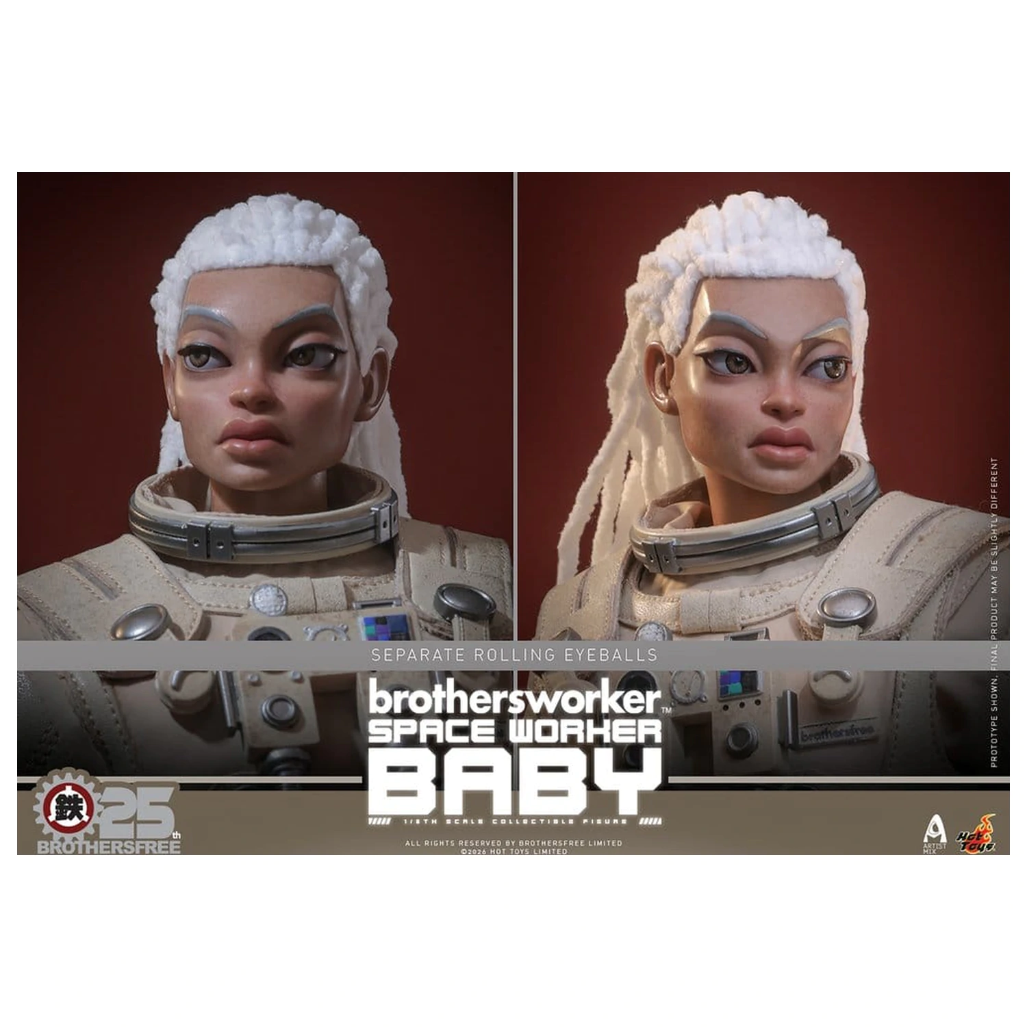 Brothersfree 1/6 Action Figure Space Worker Baby (Brothersfree 25th Version) 28 cm  product photo
