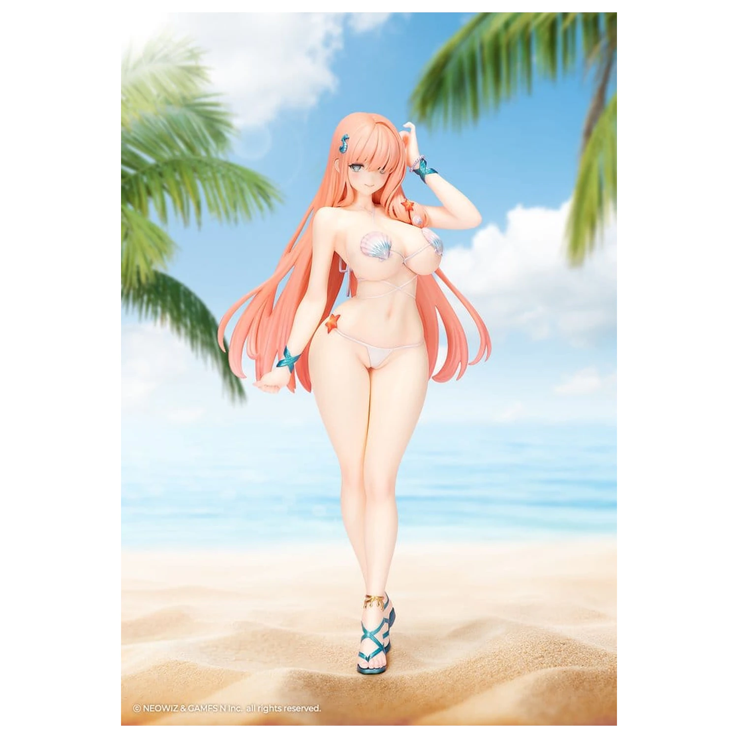 Brown Dust 2 PVC Figure 1/7 Bikini Agent Sylvia 25 cm product photo