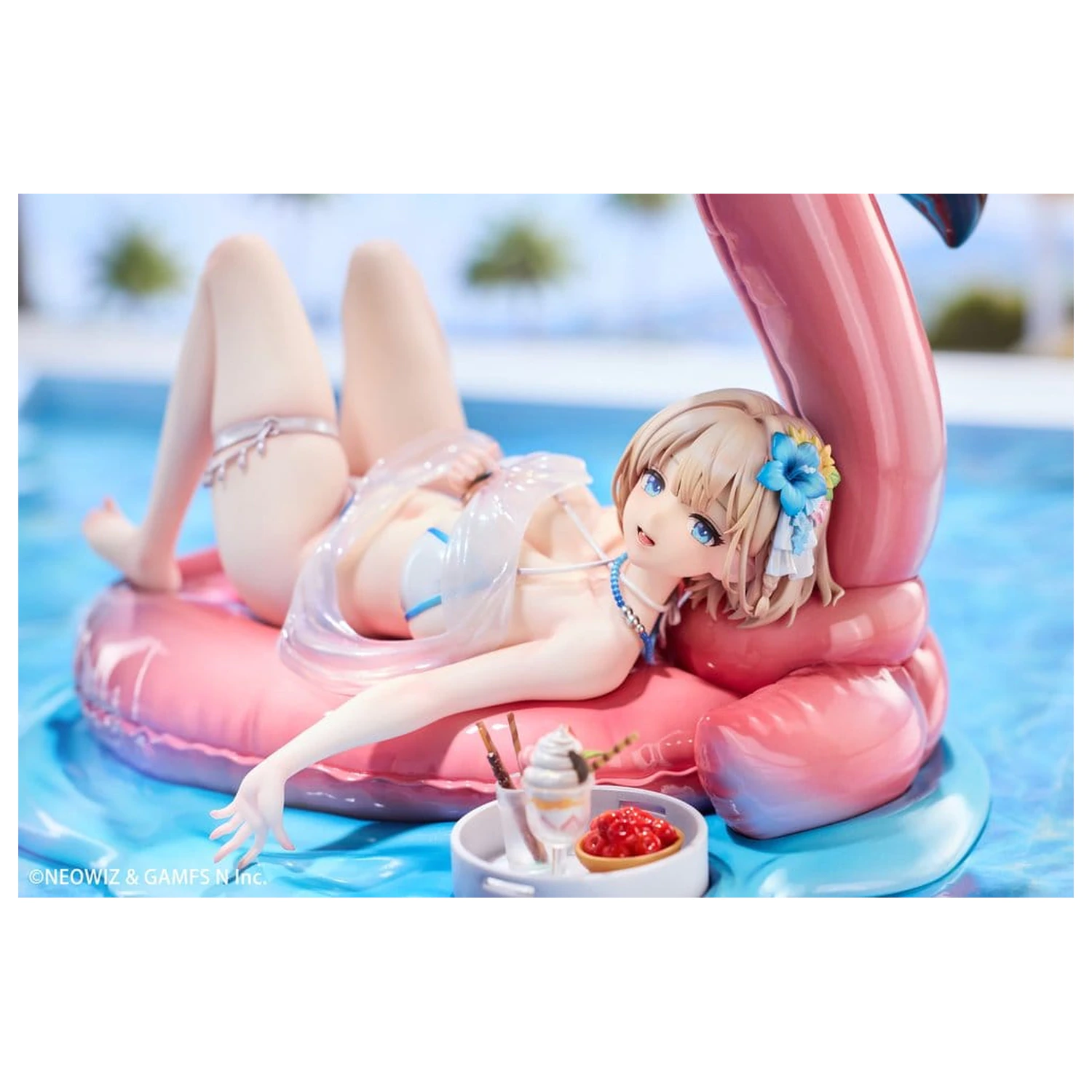 Brown Dust 2 PVC Figure 1/7 Hot Summer Dream Justia 16 cm product photo