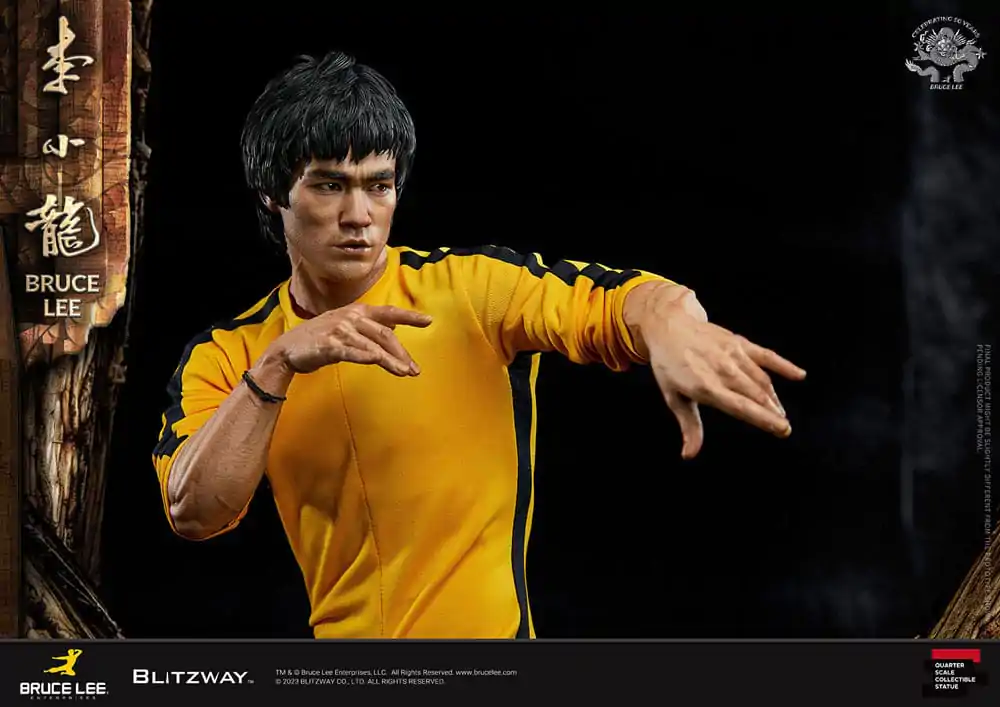 Bruce Lee Statue 1/4 50th Anniversary Tribute 55 cm product photo