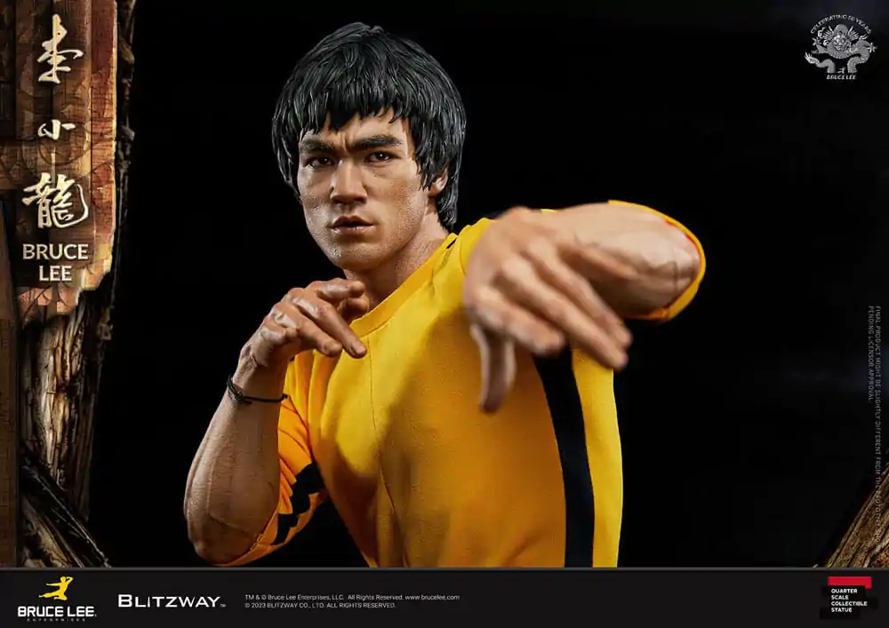 Bruce Lee Statue 1/4 50th Anniversary Tribute 55 cm product photo