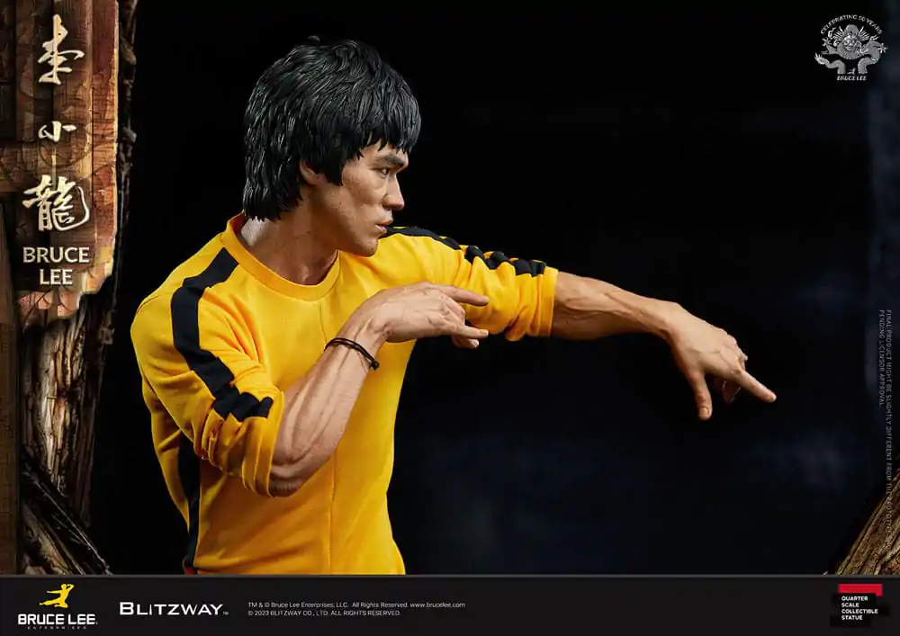 Bruce Lee Statue 1/4 50th Anniversary Tribute 55 cm product photo