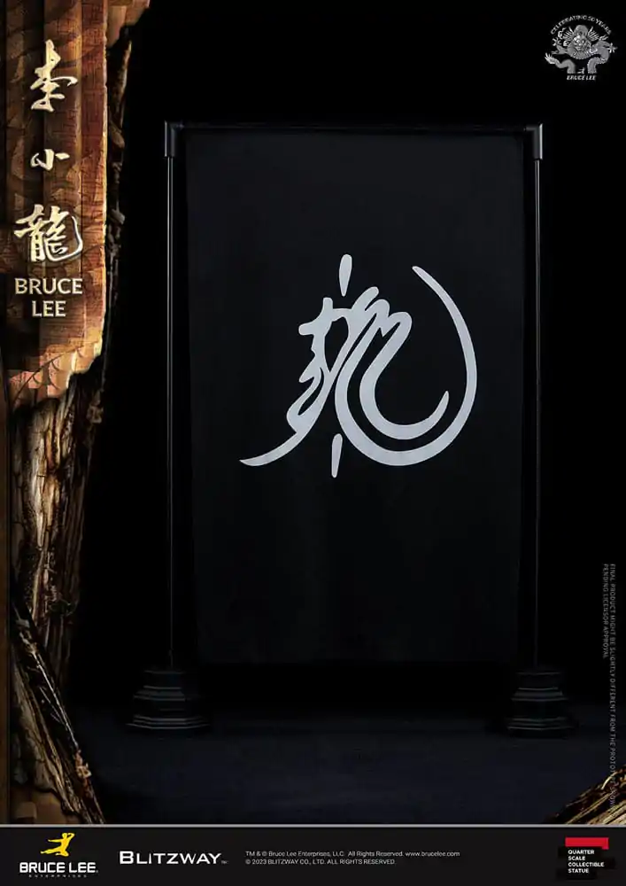Bruce Lee Statue 1/4 50th Anniversary Tribute 55 cm product photo