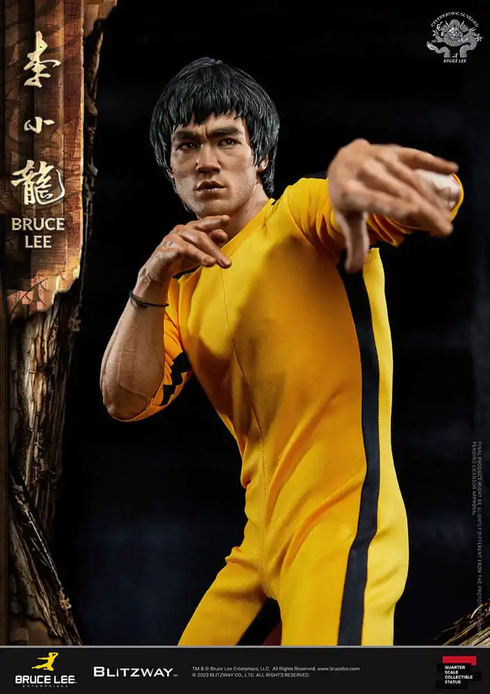 Bruce Lee Statue 1/4 50th Anniversary Tribute 55 cm product photo