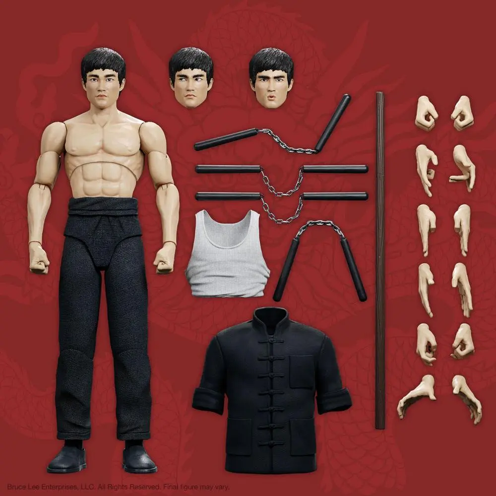 Bruce Lee Ultimates Action Figure Bruce The Warrior 18 cm termékfotó