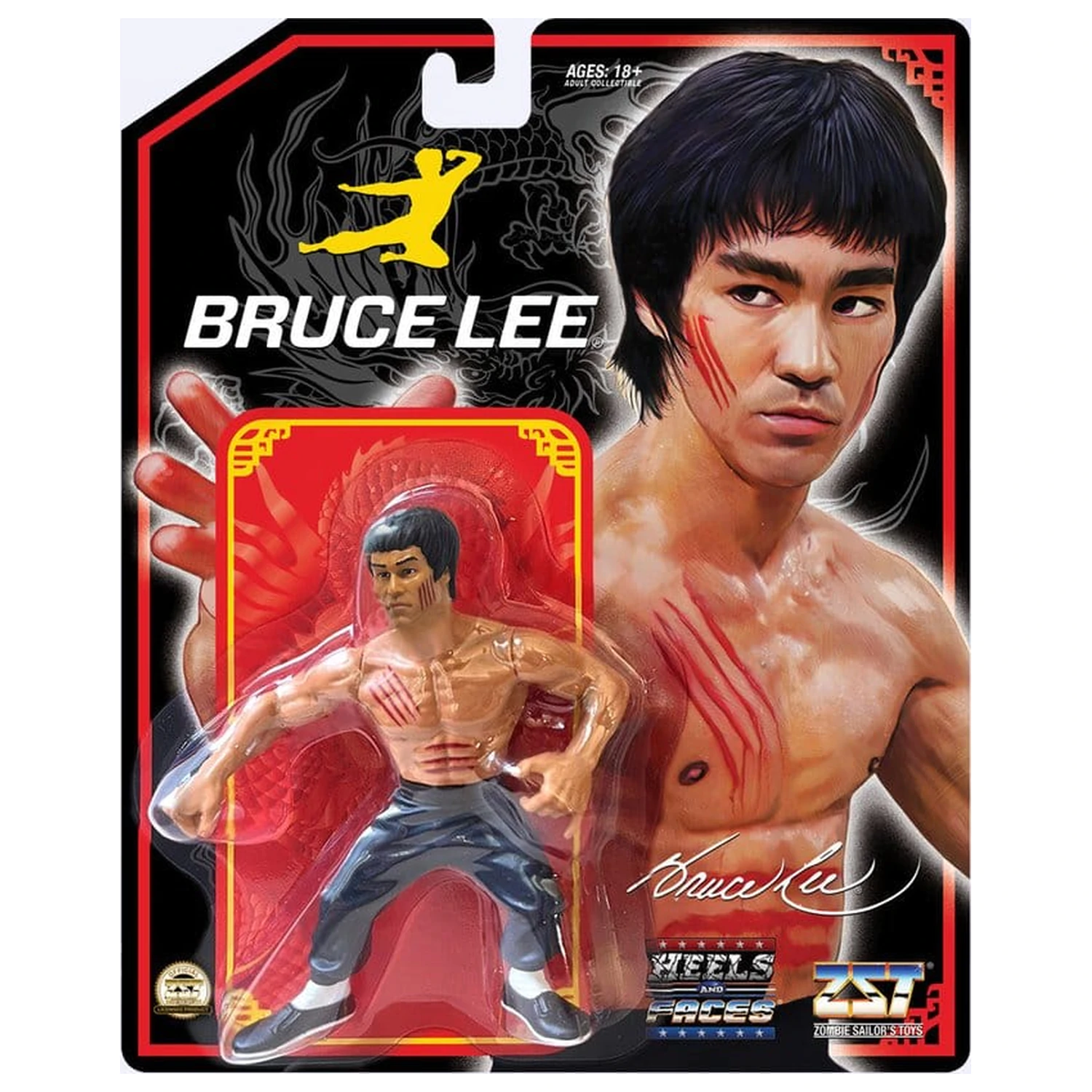 Bruce Lee Zombie Sailor's Toys Action Figure (Bloody) 11 cm product photo