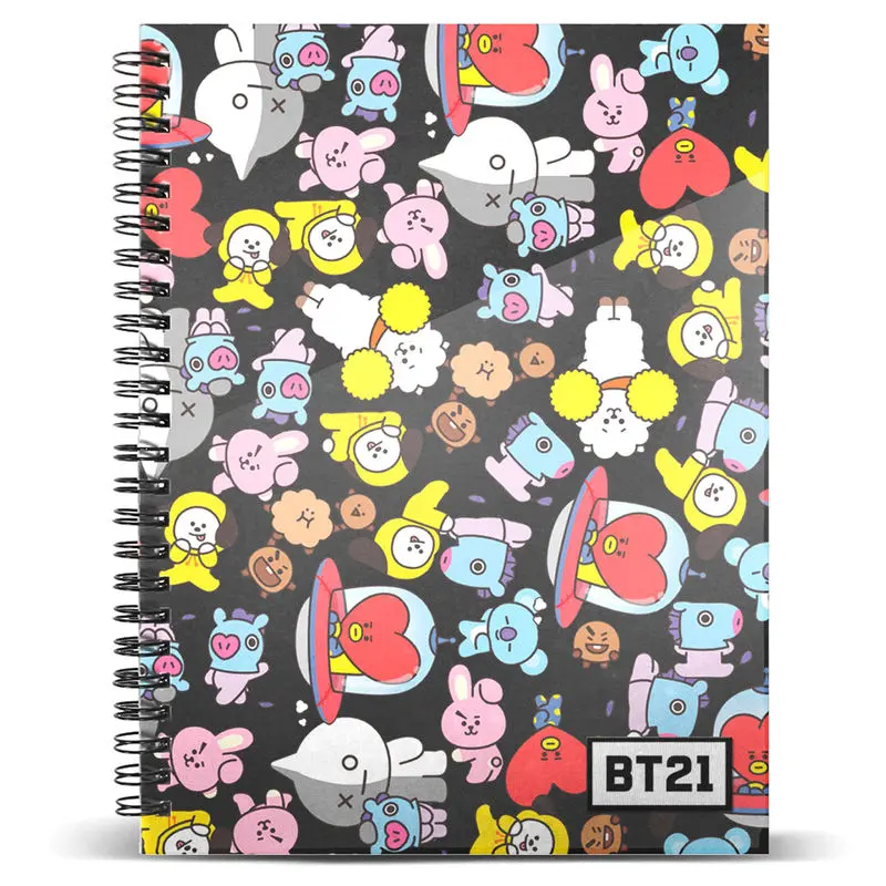 BT21 A4 notebook product photo