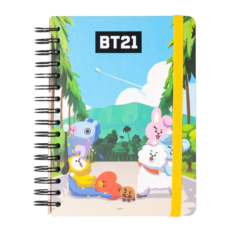 BT21 A5 notebook termékfotó