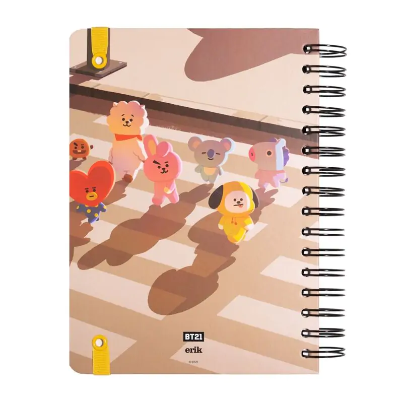 BT21 A5 notebook termékfotó