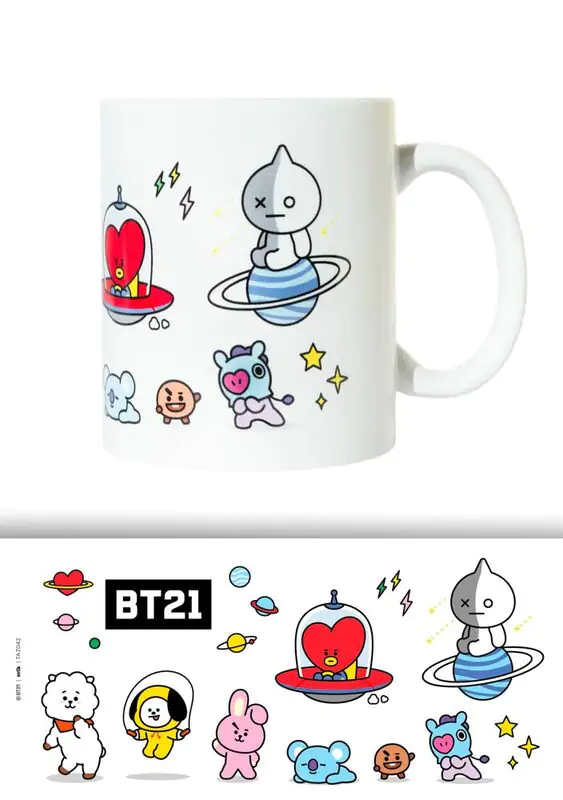 BT21 Characters mug 330ml termékfotó