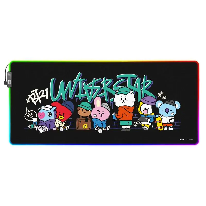 BT21 Led gaming desk mat termékfotó