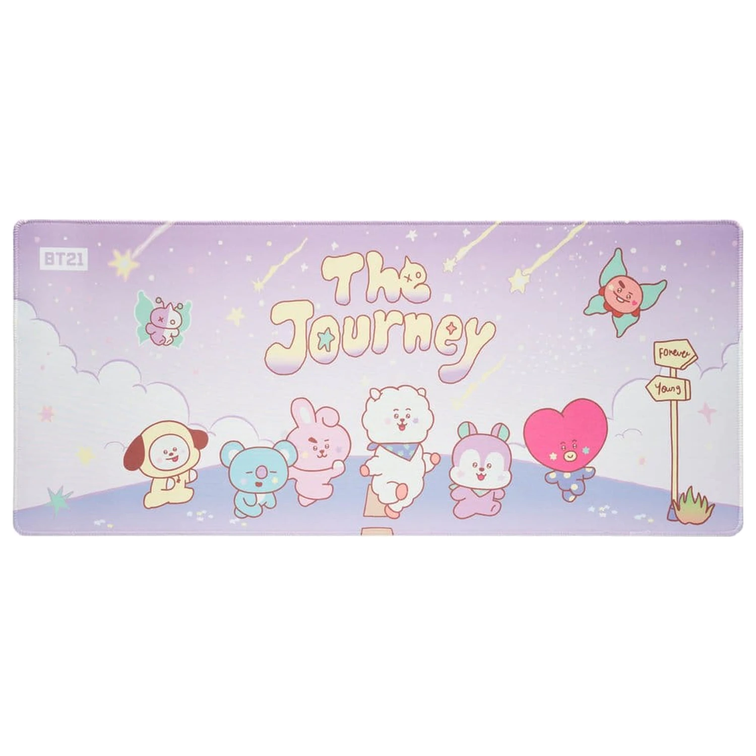 BT21 XL Mouse Pad The Journey 80 x 35 cm product photo
