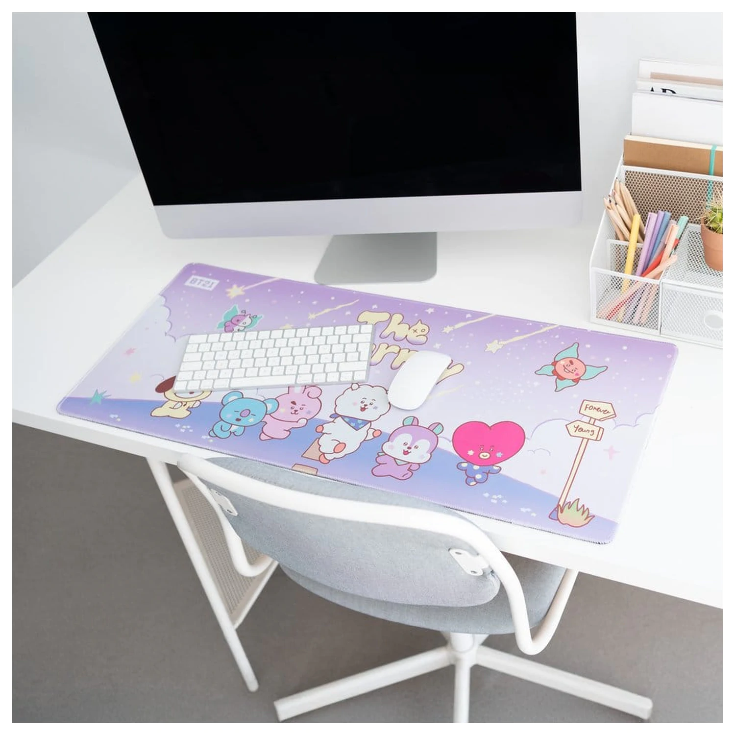 BT21 XL Mouse Pad The Journey 80 x 35 cm product photo