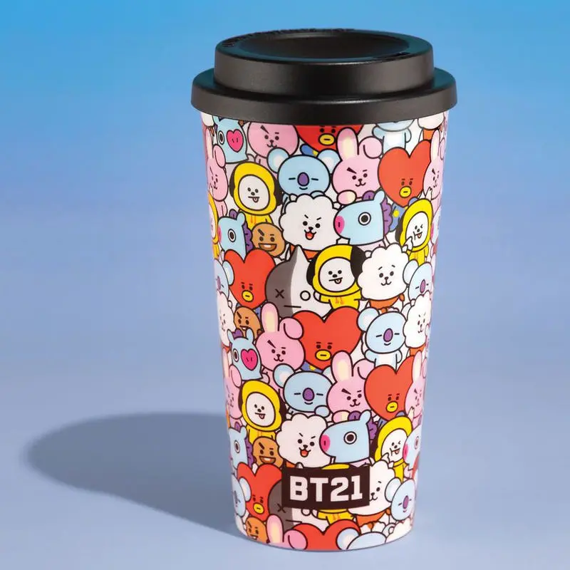 BT21 Travel Mug Characters product photo