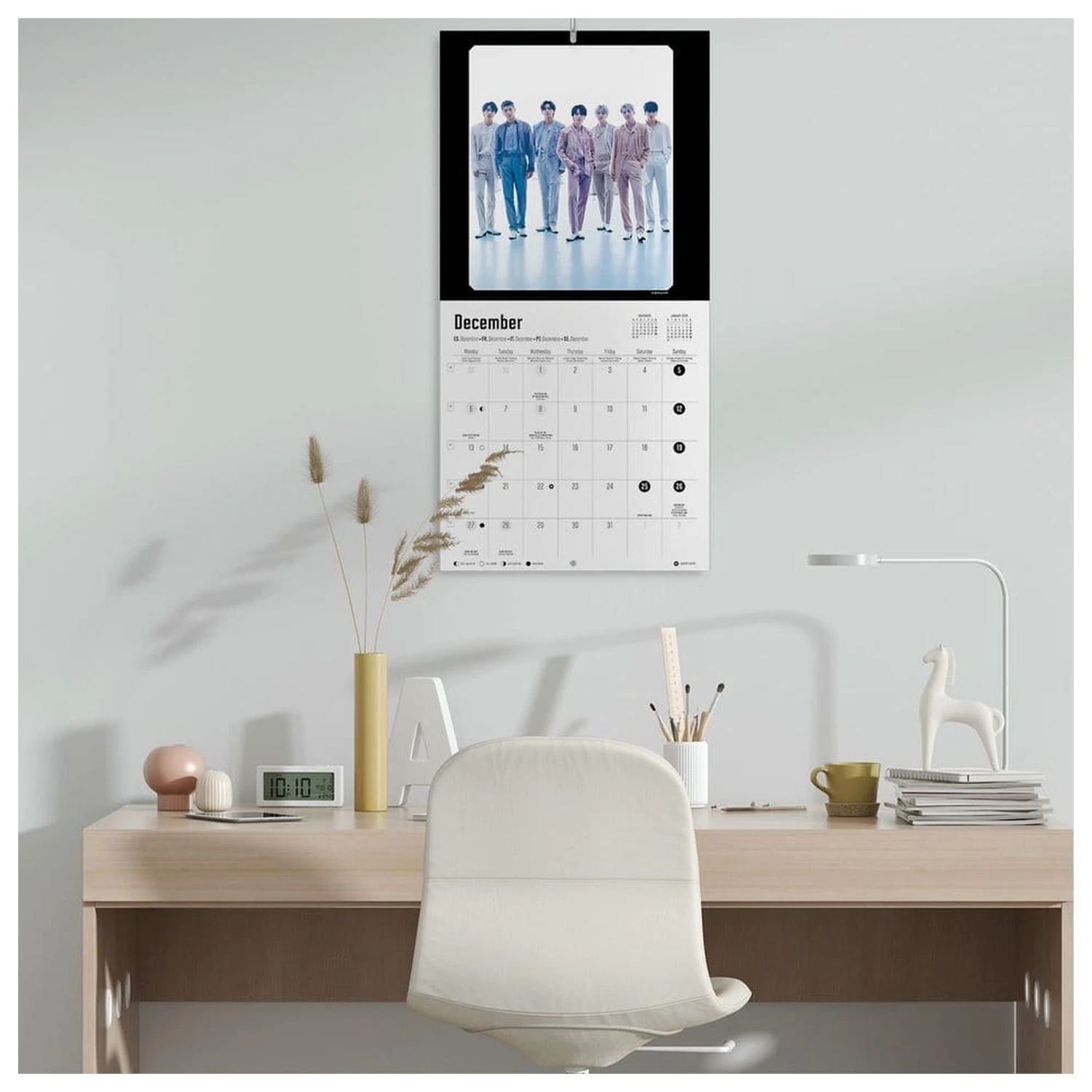 BTS 2027 Wall Calendar 30 x 30 cm product photo