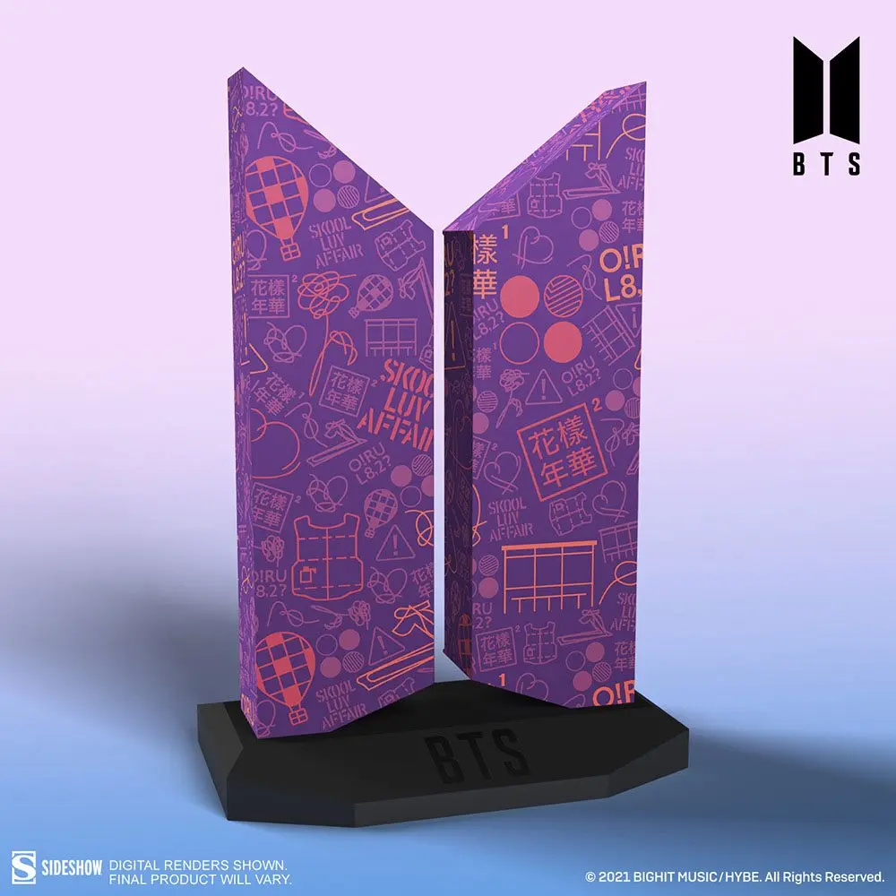 BTS Statue 7 With You Logo 18 cm product photo