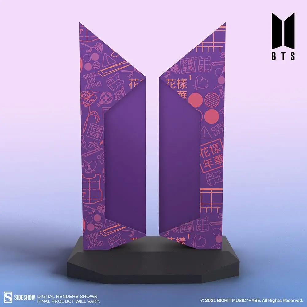 BTS Statue 7 With You Logo 18 cm product photo