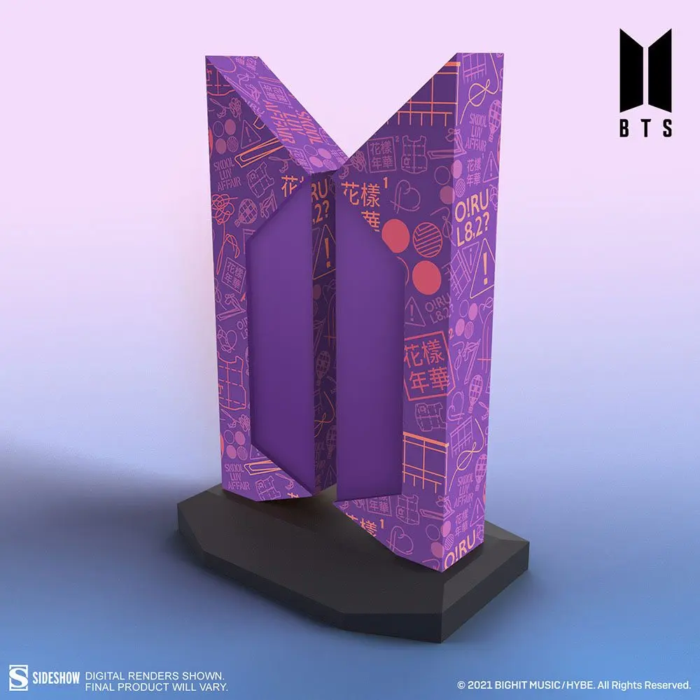 BTS Statue 7 With You Logo 18 cm product photo