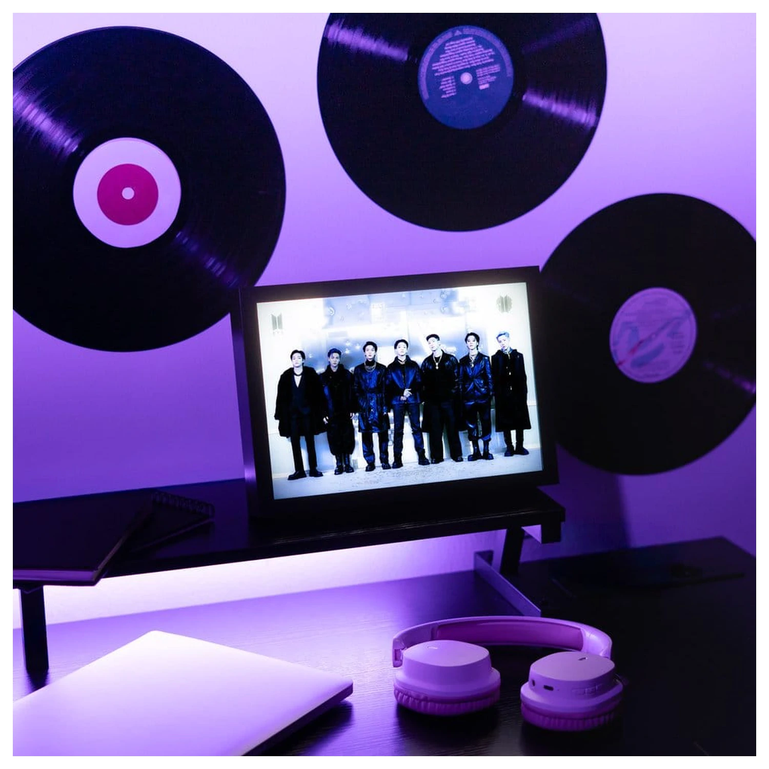 BTS Framed LED Print product photo