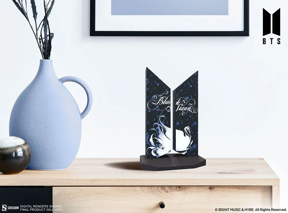 BTS Statue Premium BTS Logo: Black Swan Edition 18 cm product photo