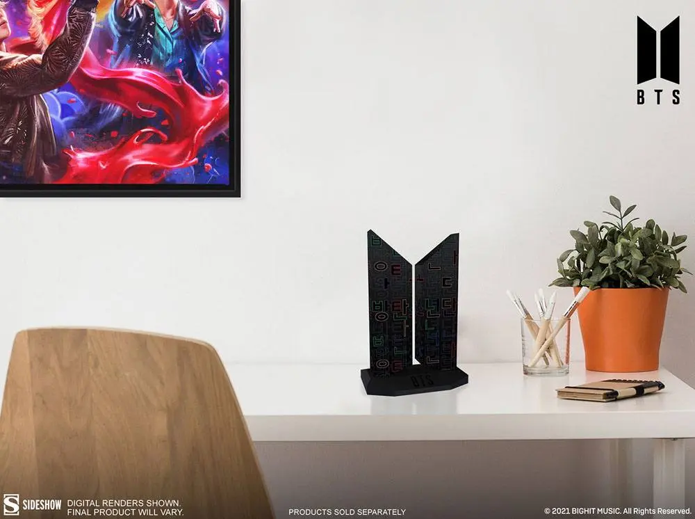 BTS Statue Premium BTS Logo: Hangeul Edition 18 cm product photo