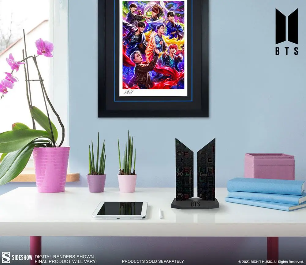 BTS Statue Premium BTS Logo: Hangeul Edition 18 cm product photo