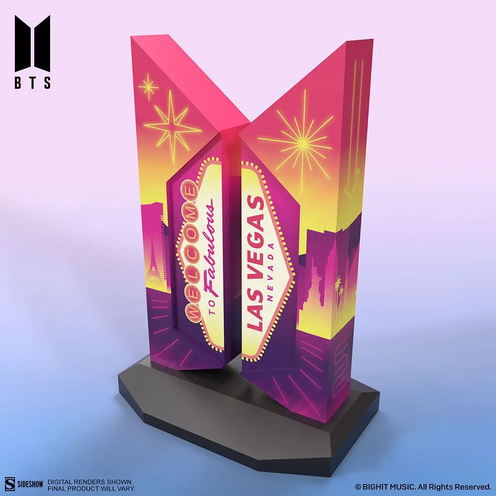 BTS Statue Premium BTS Logo: Las Vegas Edition 18 cm product photo