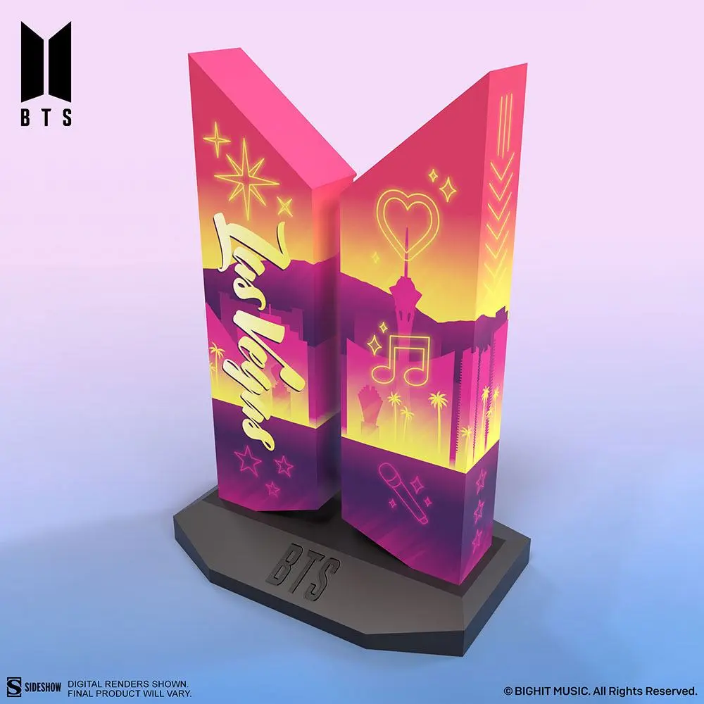 BTS Statue Premium BTS Logo: Las Vegas Edition 18 cm product photo