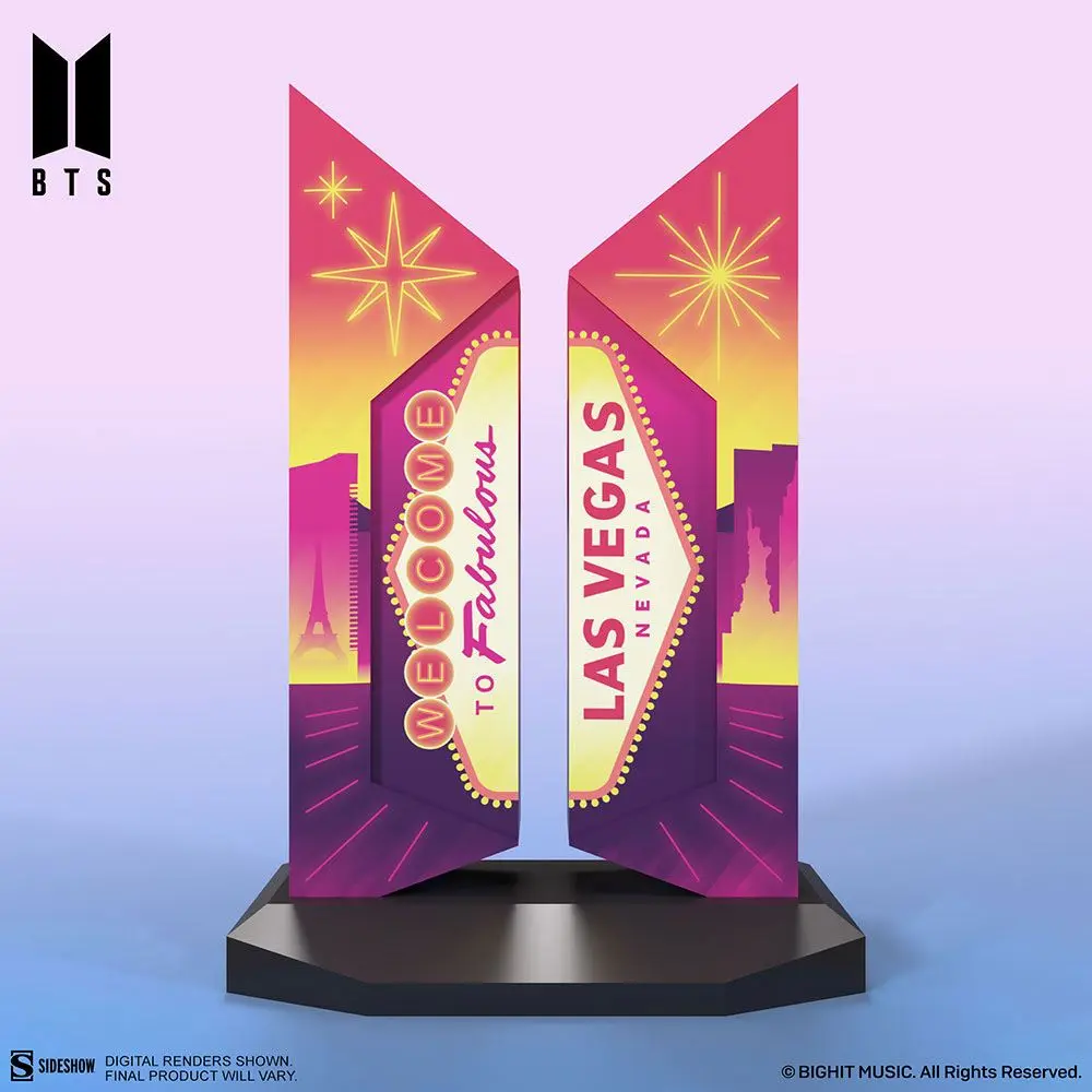 BTS Statue Premium BTS Logo: Las Vegas Edition 18 cm product photo