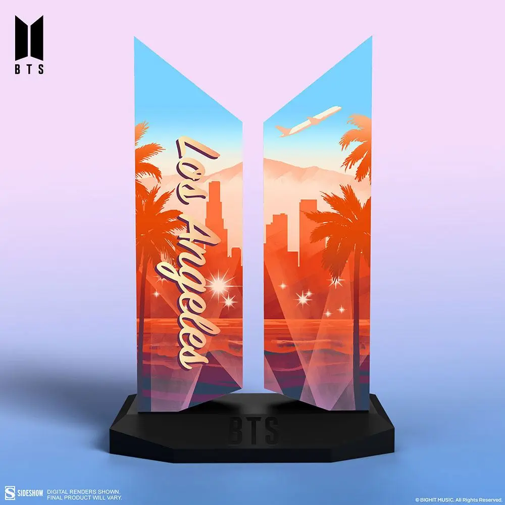 BTS Statue Premium BTS Logo: Los Angeles Edition 18 cm product photo