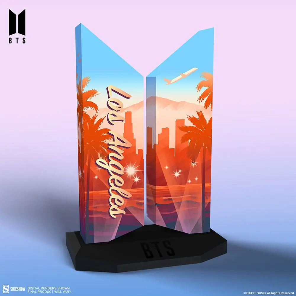 BTS Statue Premium BTS Logo: Los Angeles Edition 18 cm product photo