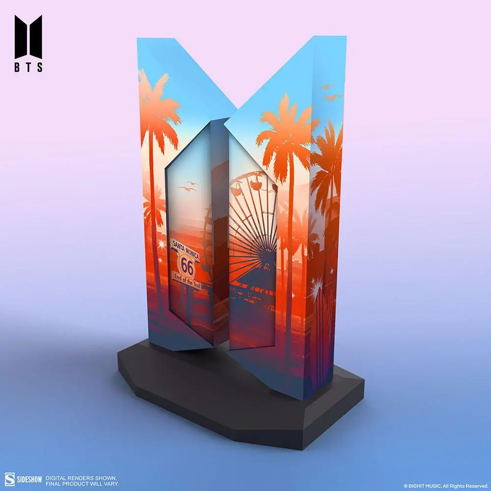 BTS Statue Premium BTS Logo: Los Angeles Edition 18 cm product photo