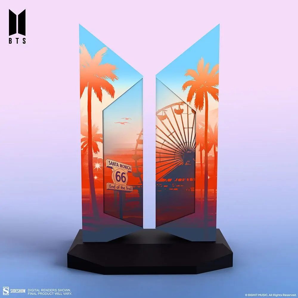 BTS Statue Premium BTS Logo: Los Angeles Edition 18 cm product photo