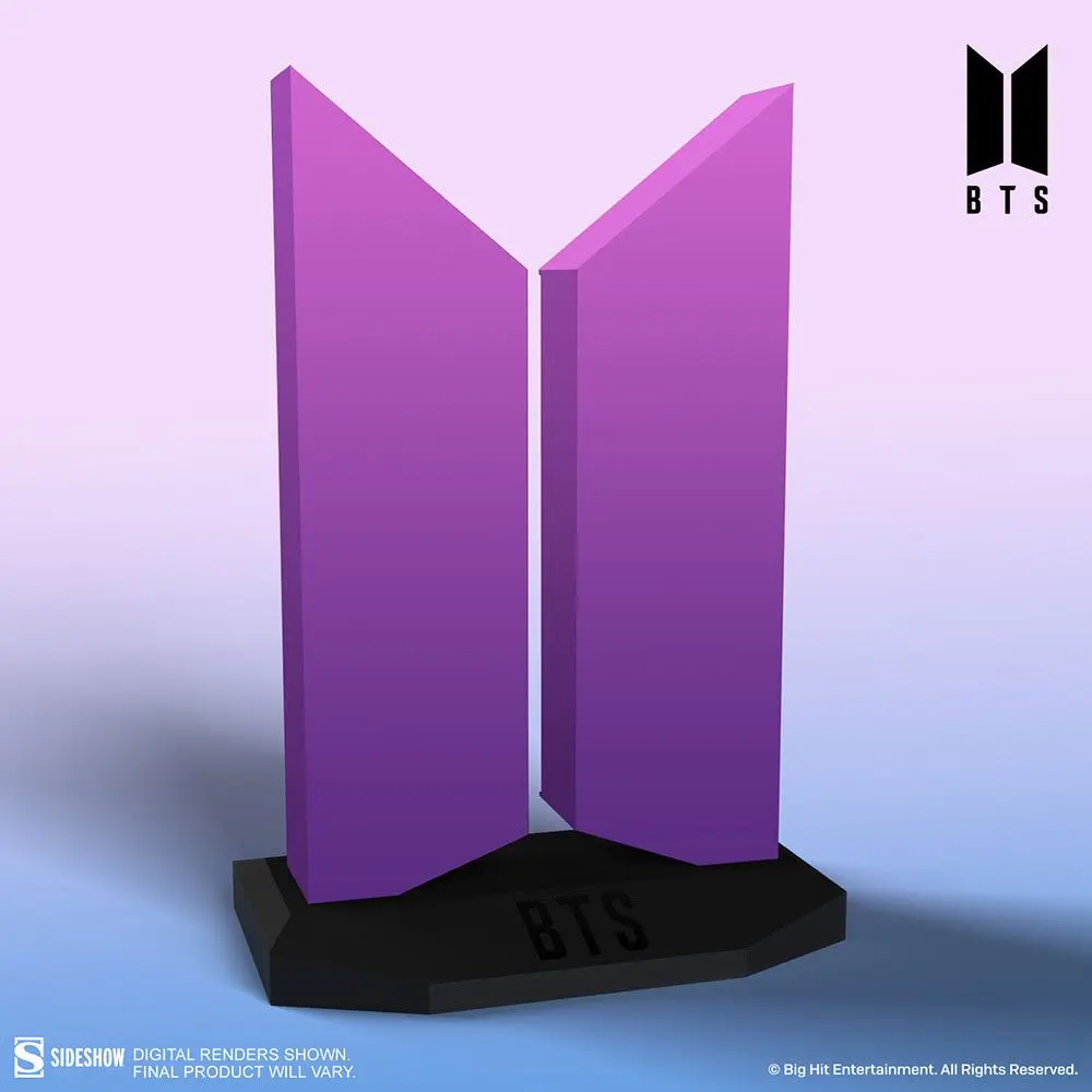 BTS Statue The Color of Love Edition Logo 18 cm product photo