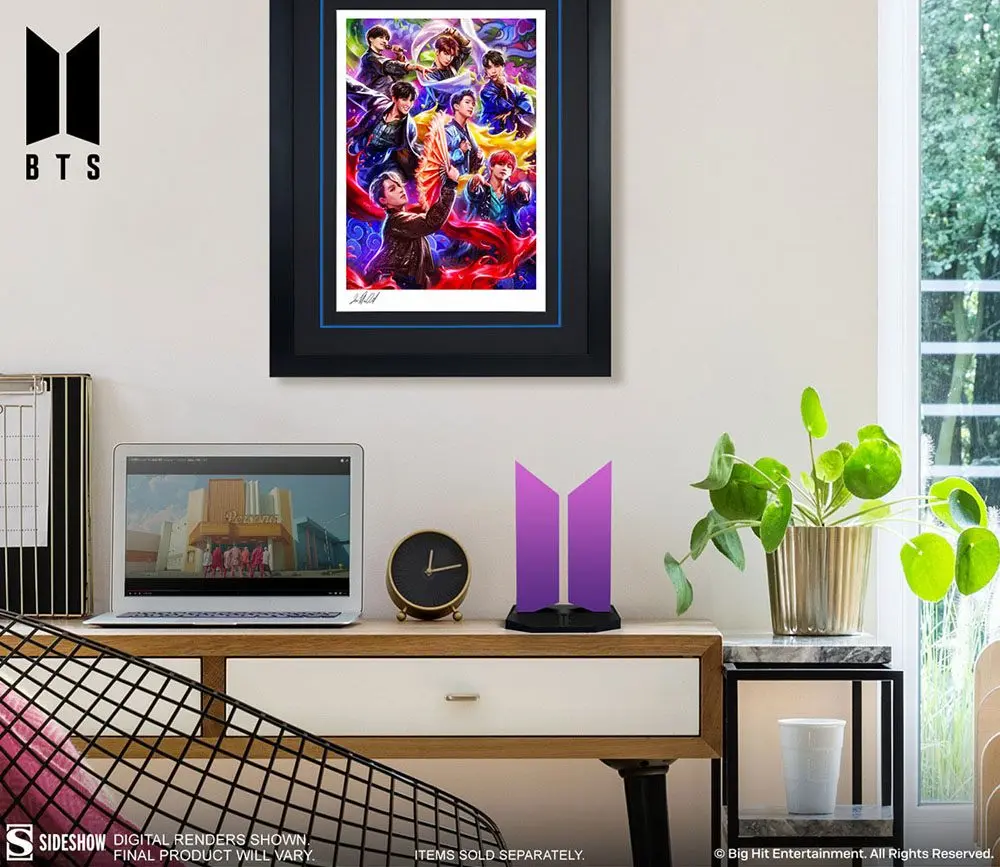 BTS Statue The Color of Love Edition Logo 18 cm product photo