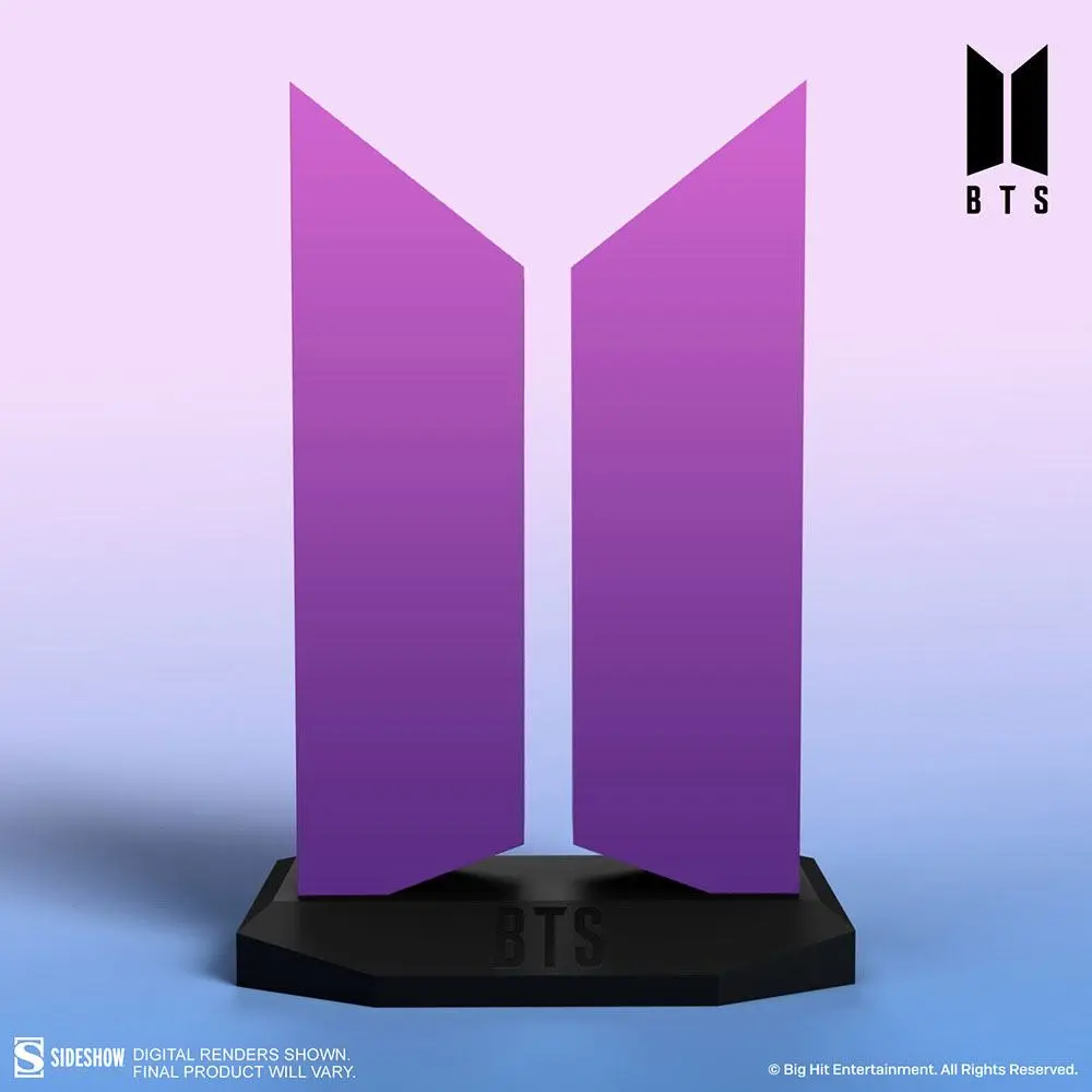 BTS Statue The Color of Love Edition Logo 18 cm product photo