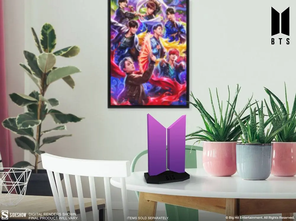 BTS Statue The Color of Love Edition Logo 18 cm product photo