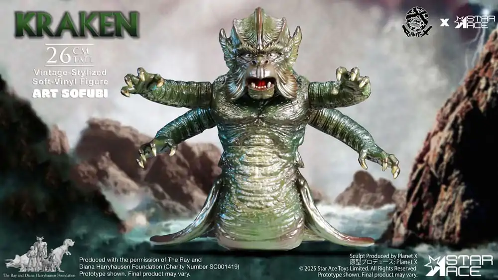 Bubo the Mechanical Owl Soft Vinyl Statue The Kraken Vintage Style 25 cm product photo