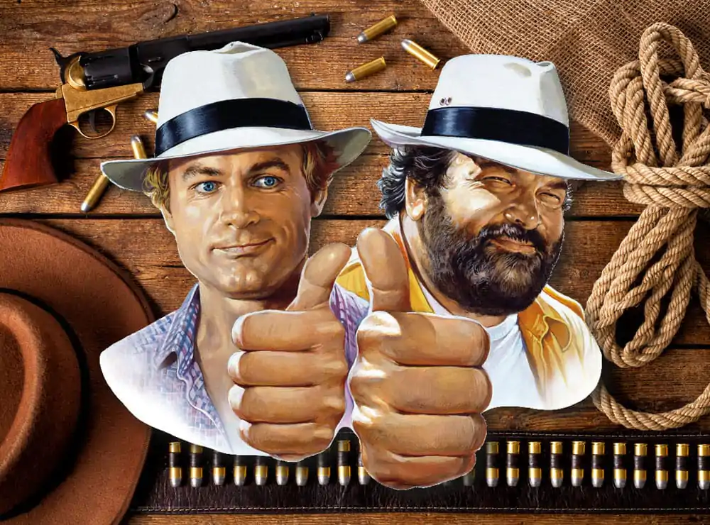 Bud Spencer & Terence Hill 3D Tin Sign Hill + Spencer 45 x 45 cm product photo