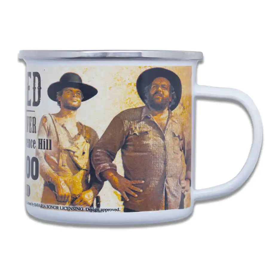 Bud Spencer & Terence Hill Enamel Mug Wanted product photo