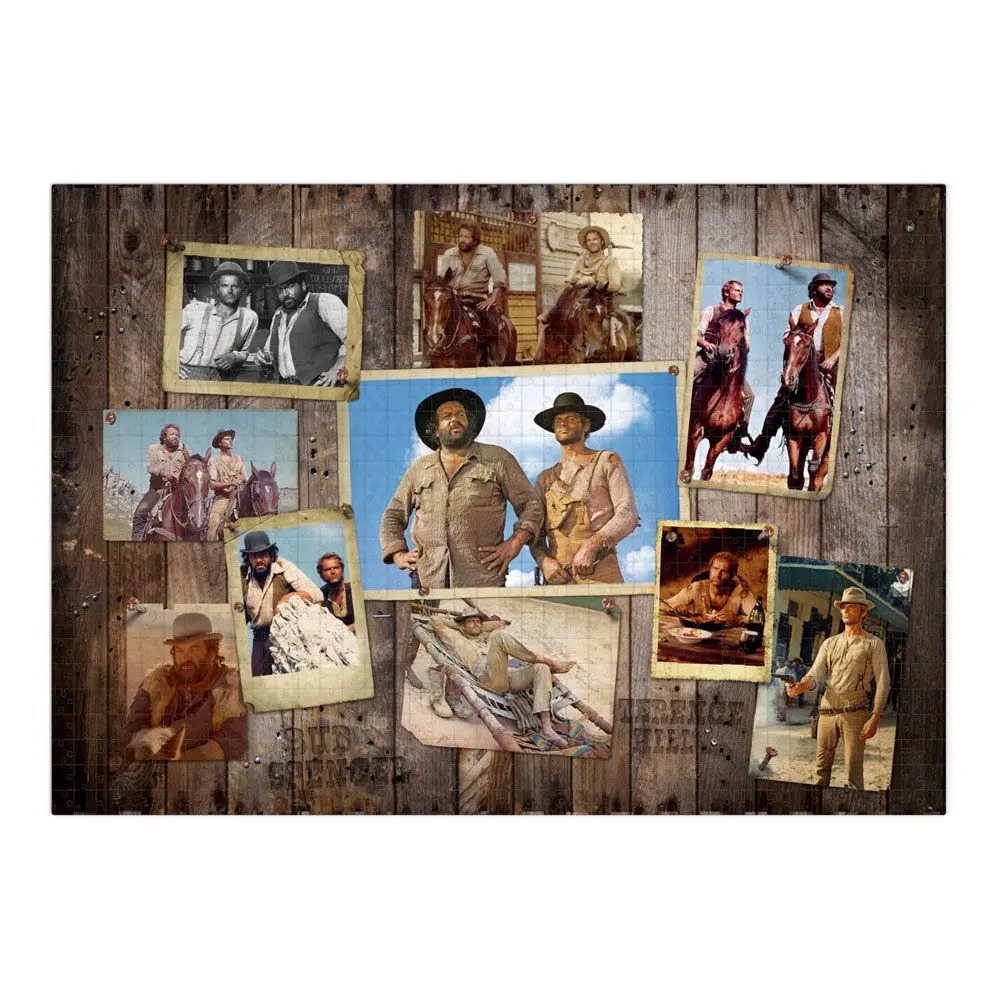 Bud Spencer & Terence Hill Jigsaw Puzzle Western Photo Wall (1000 pieces) product photo