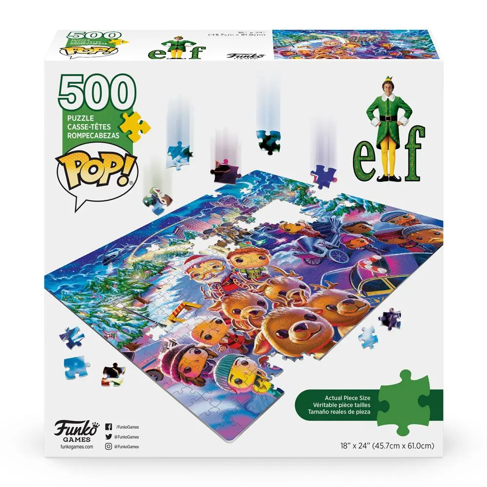 Buddy - Der Weihnachtself POP! Jigsaw Puzzle Collage (500 pieces) product photo